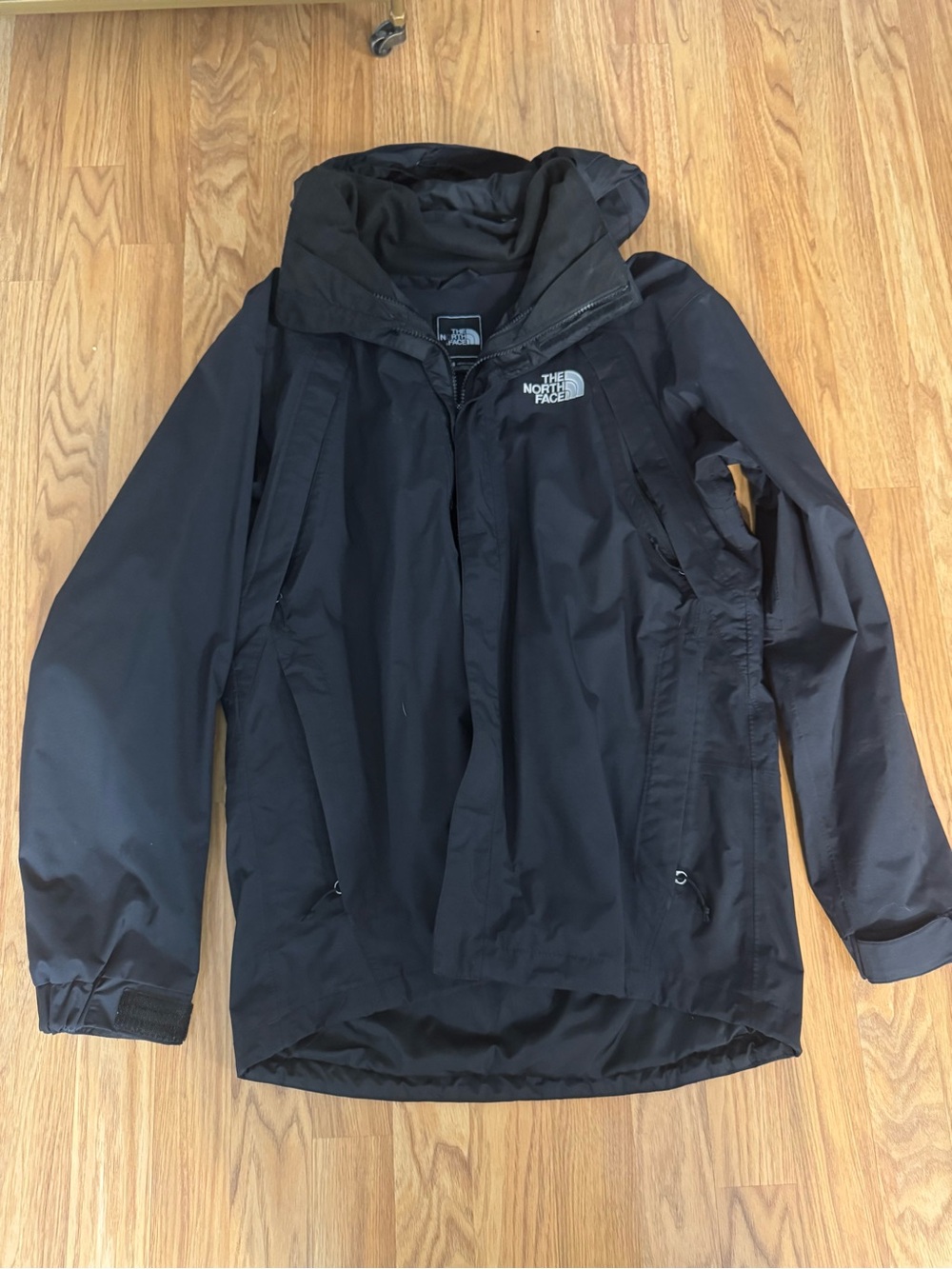The North Face Black Hooded Shell Jacket